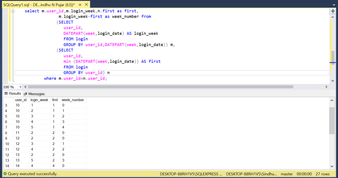 Cohort Analysis SQL: Retention Calculation